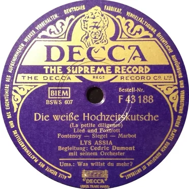 Die weiße Hochzeitskutsche