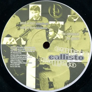 Need Ur Love by Callisto - album cover