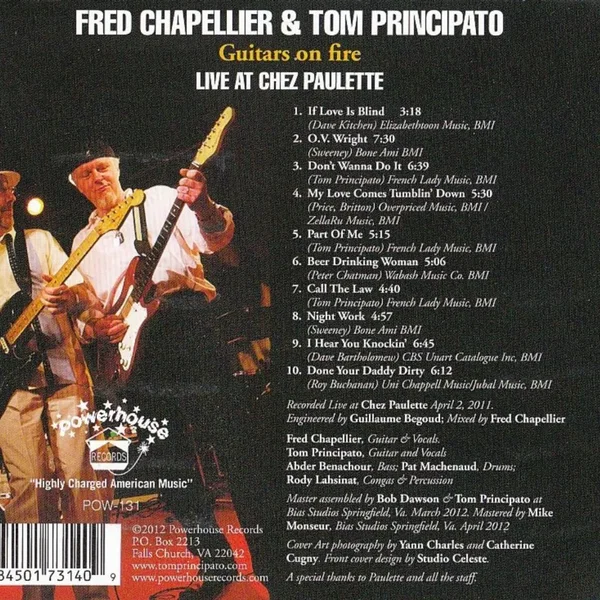 Guitars On Fire (Live At Chez Paulette)