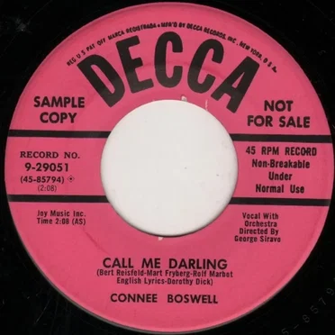 Call Me Darling / The Philadelphia Waltz