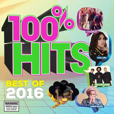 100% Hits: Best of 2016 by Various Artists - album cover