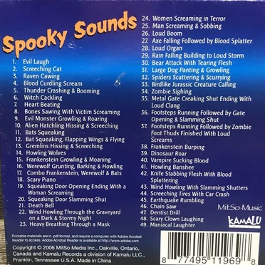 Spooky Sounds by Mitso Media - album cover