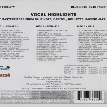 Vocal Highlights by Various Artists - album cover