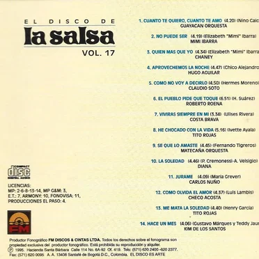 El disco de la salsa, vol 17 by Various Artists - album cover