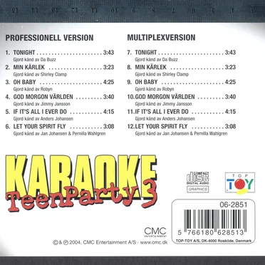 Karaoke TeenParty 3 by Various Artists - album cover