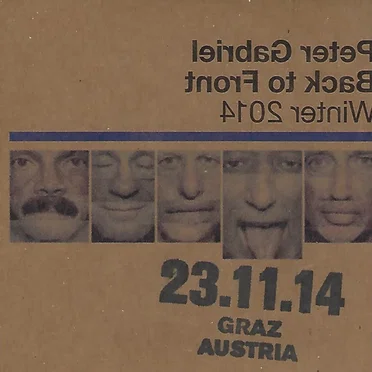 Back to Front Winter 2014: 23.11.14 Graz, Austria