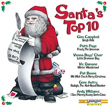 Santa's Top 10 by Various Artists - album cover