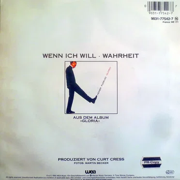 Wenn ich will / Wahrheit
