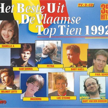 Het beste uit de Vlaamse Top Tien 1992 by Various Artists - album cover