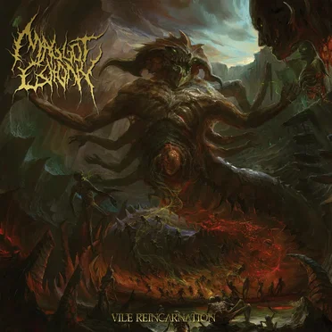Vile Reincarnation by Maggot Colony - album cover