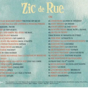 Zic de Rue by Various Artists - album cover