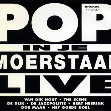 Pop in je moerstaal Live by Various Artists - album cover
