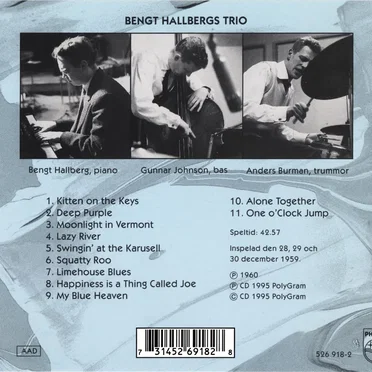 Bengt Hallberg Trio
