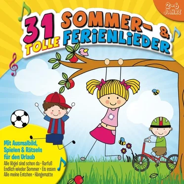 31 tolle Sommer-& Ferienlieder by Phil, Ina und die Kita-Kinder - album cover