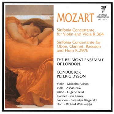 Sinfonia Concertante for Violin and Viola, K. 364 / Sinfonia Concertante for Oboe, Clarinet, Bassoon and Horn, K. 297b