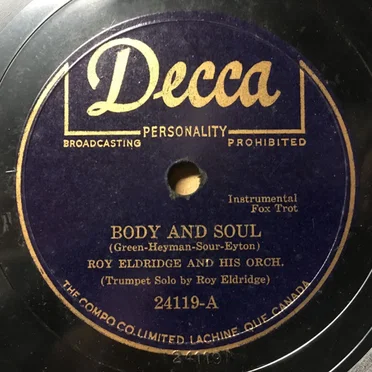 Body and Soul / Lover, Come Back to Me