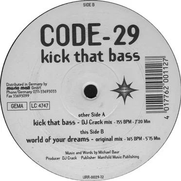 Kick That Bass by Code-29 - album cover