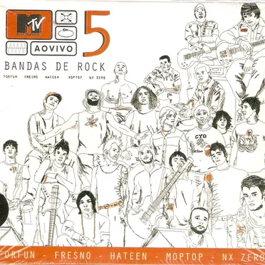 MTV ao vivo - 5 bandas de rock by Various Artists - album cover
