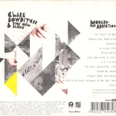 Modern Day Addiction by Clare Bowditch and the New Slang - album cover