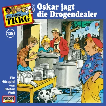 TKKG 139: Oskar jagt die Drogendealer by Stefan Wolf - album cover