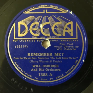 Remember Me? / Am I in Love?