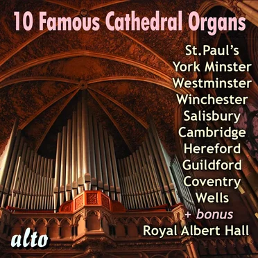 10 Famous Cathedral Organs by Various Artists - album cover