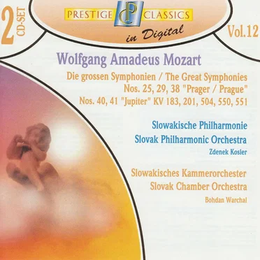 Die grossen Symphonien: Nos. 25, 29, 38 "Prager", 40, 41 "Jupiter"