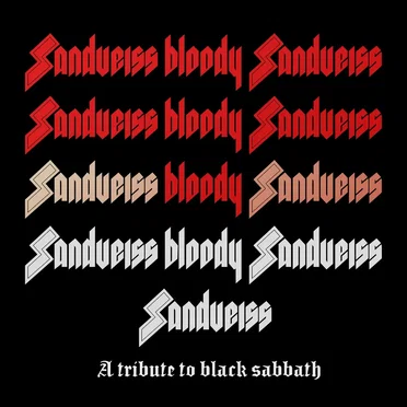 Sandveiss Bloody Sandveiss: A Tribute to Black Sabbath by Sandveiss - album cover