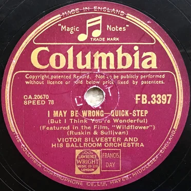 A Mother's Lullaby / I May Be Wrong