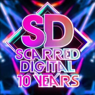 10 YEARS OF SCARRED DIGITAL by Various Artists - album cover