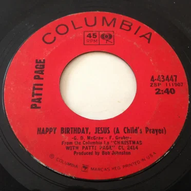 Happy Birthday, Jesus (A Child’s Prayer) / Christmas Bells