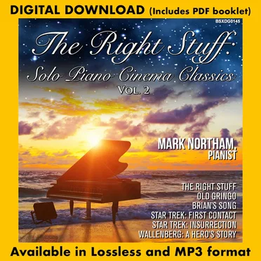 The Right Stuff: Solo Piano Cinema Classics Vol. 2 by Mark Northam - album cover