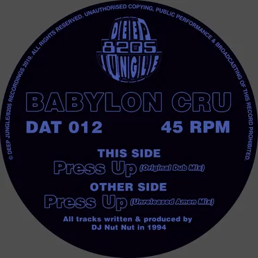 Press Up (Amen mix) / Press Up (Dub mix) by Babylon Cru - album cover
