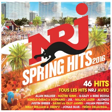NRJ Spring Hits 2016 by Various Artists - album cover