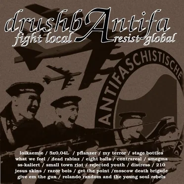 DrushbAntifa - Fight Local Resist Global by Various Artists - album cover