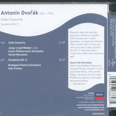 Cello Concerto / Symphony No. 8