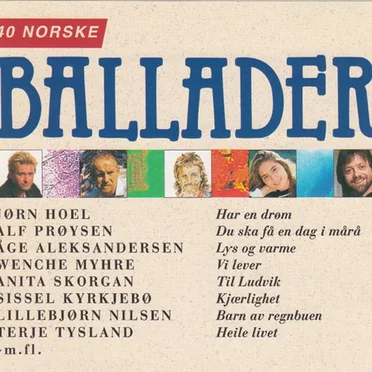 40 norske ballader by Various Artists - album cover