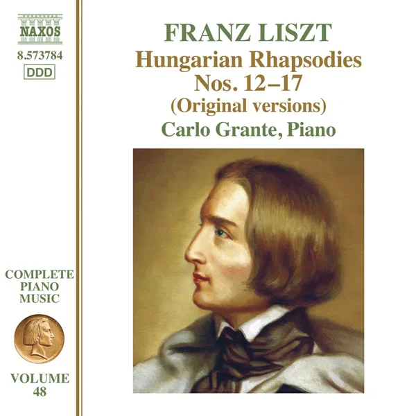 Complete Piano Music, Volume 48: Hungarian Rhapsodies nos. 12–17 (original versions)