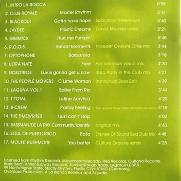 Ballroom Tunes 9: Music From the Club La Rocca by Various Artists - album cover