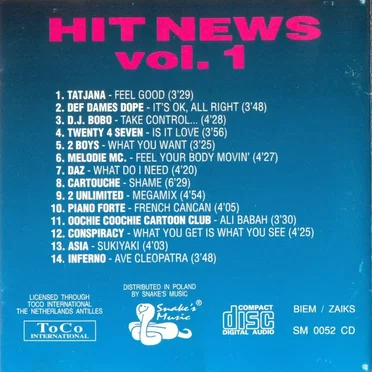 Hit News Vol. 1 by Various Artists - album cover