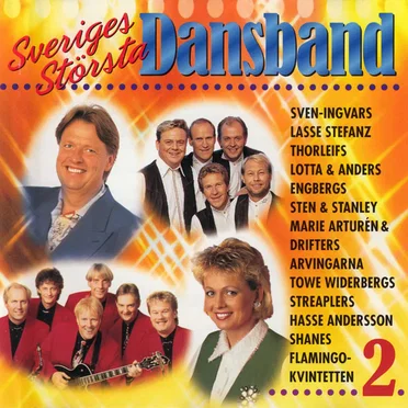 Sveriges största: Dansband 2 by Various Artists - album cover