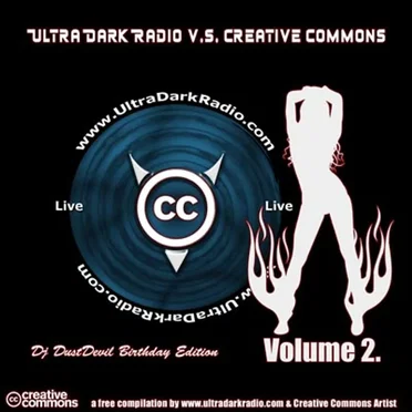 Ultra Dark Radio vs. Creative Commons, Volume 2 by Various Artists - album cover