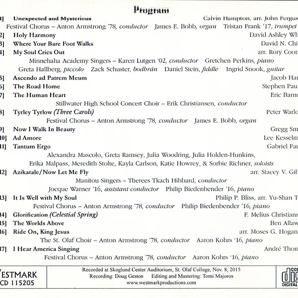 The 113th Annual St. Olaf College Choral Festival