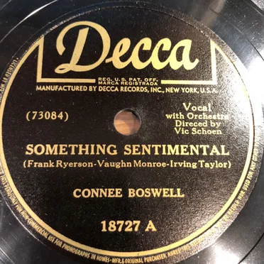 Something Sentimental / But I Did