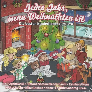 Jedes Jahr, wenn Weihnachten ist: Die besten Kinderlieder zum Fest by Various Artists - album cover