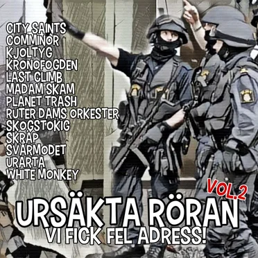 Ursäkta Röran Vol 2: Vi fick fel adress by Various Artists - album cover