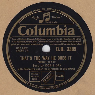 That's the Way He Does It / Cuddle Up a Little Closer