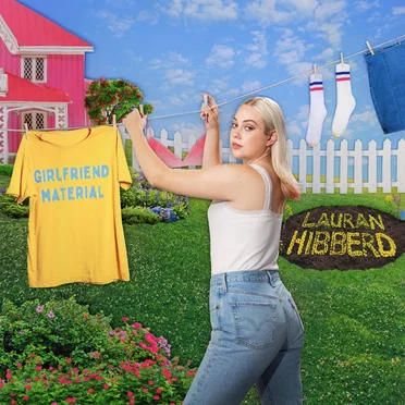 girlfriend material by Lauran Hibberd - album cover