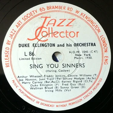 Sing You Sinners / St. James Infirmary