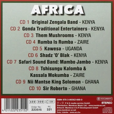 Africa by Various Artists - album cover